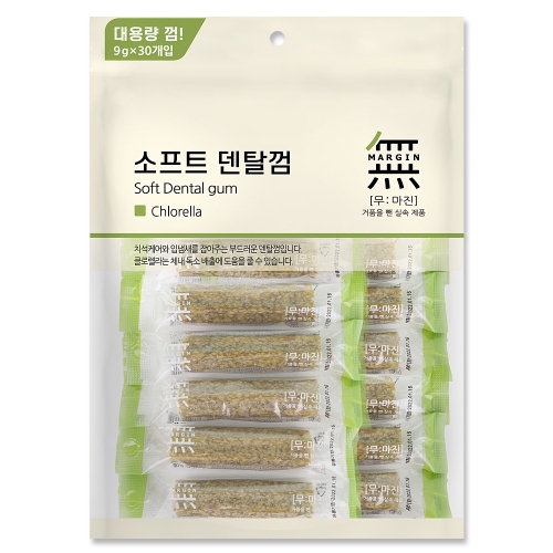  바우와우 무마진 소프트덴탈껌 클로렐라 30p