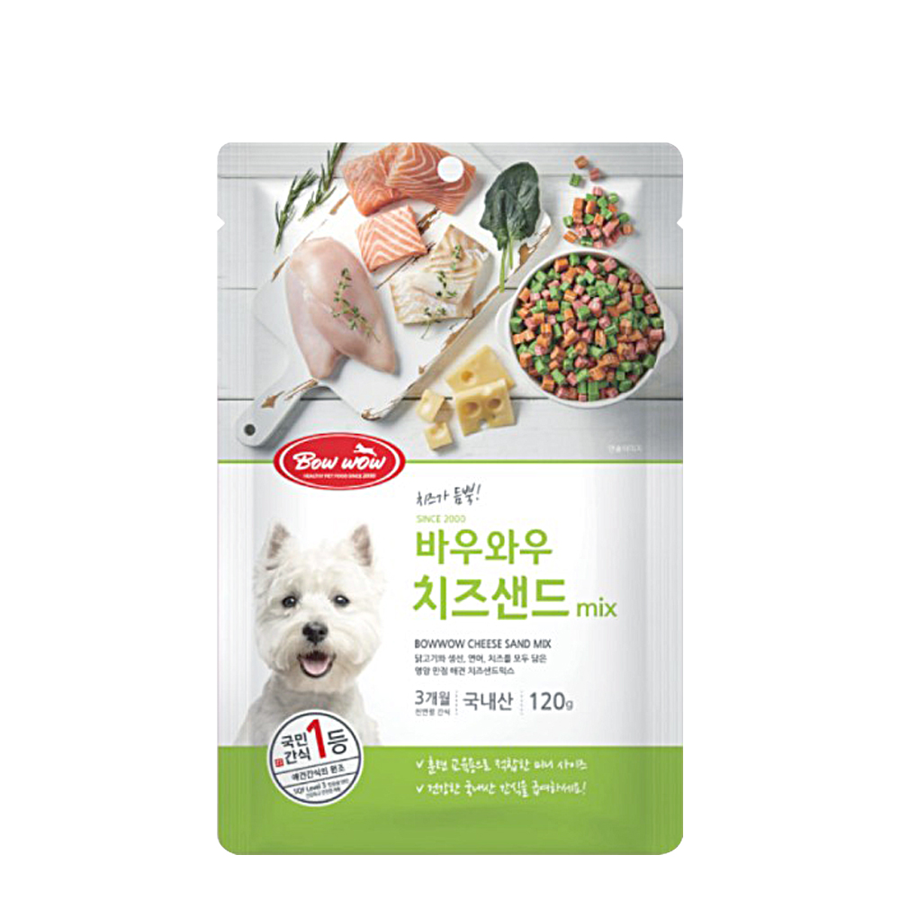  바우와우 혼합치즈샌드 120g