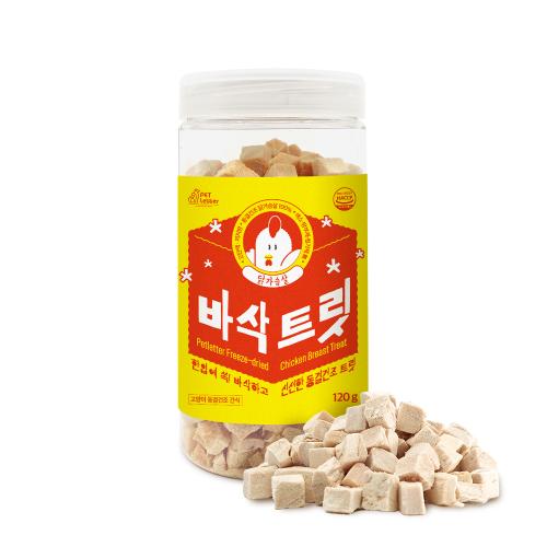  펫레터 고양이 바삭트릿 치킨 120g